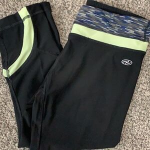 NYL Black Crop Leggings - Size M